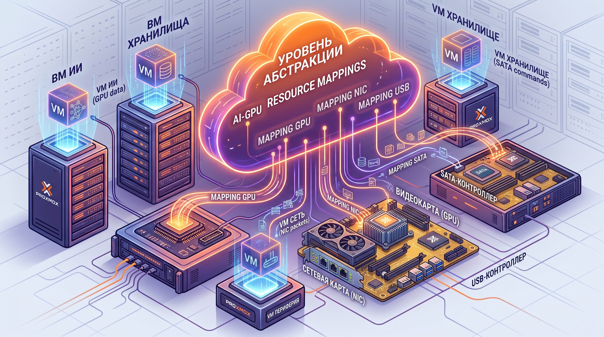 Resource Mappings в Proxmox: правильный проброс PCI-устройств